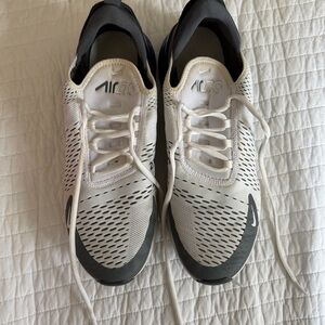 Nike Air Max 270 Men’s Athletic Shoes - White/Gray/Black